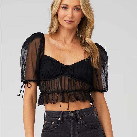 For Love And Lemons Tops - For Love & Lemons Sunshine Crop Top